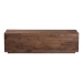 bali & pari Alfonso Wood Storage Trunk with Hinged Lid - Rectangular Blanket Chest and Bedroom Bench with Spacious Interior, Modern Farmhouse Storage Furniture for Entryway, Bedroom, or Living Room - BSOAlfonso-Brown-Wooden-Bench-Boxed