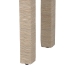 bali & pari Noah Grasscloth 2-Drawer Console Table - Woven Texture Entryway Table with Gold Ring Pulls, Narrow Hallway or Living Room Accent Table, Beige - BSONoah 2 DW-Beige-Grasscloth-Console Table