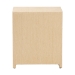 bali & pari William Grasscloth 1-Drawer Nightstand with Open Shelves - Woven Texture Bedside Table with Gold Knob, Modern Coastal Accent Table for Bedroom - BSOWilliam-Light Brown-Woven Grasscloth-NS