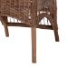bali & pari Raya Natural Rattan Dining Chair - Handcrafted Wicker Accent Chair with High Arched Back and Cushioned Seat, Boho Coastal Seating for Dining Room or Kitchen - BSORaya-Light Brown Rattan-Cushion-DC