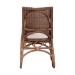 bali & pari Rivan Natural Rattan Dining Chair - Handcrafted Wicker Accent Chair with Woven Back and Cushioned Seat, Boho Coastal Seating for Dining Room or Kitchen - BSORivan-Light Brown Rattan-Cushion-DC