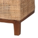 bali & pari Edda Natural Rattan Sofa with Upholstered Cushions - Coastal Style 3-Seater Couch for Living Room or Sunroom - BSOEdda-Natural-Rattan/Wooden-Cushion-Sofa