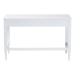 Baxton Studio Roni Writing Desk with Drawers - Modern Cottage Style Desk with Scalloped Detailing for Home Office or Vanity, White - BSORoni-White-Desk