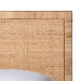 bali & pari Kalimantan Natural Rattan Bed - Coastal Boho Style Bed Frame with Woven Detailing, Queen - BSOBraided Peel-Light Honey-Wood/Rattan-Queen
