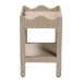 bali & pari Sebastian Grasscloth Scalloped End Table - 2-Tier Accent Table with Open Shelf Storage for Living Room, Bedroom, or Entryway, Beige - BSOSebastian 2 Tier-Beige-End Table