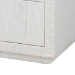 bali & pari Kai Grasscloth End Table - 2-Drawer Accent Table or Nightstand with Open Shelf, Handwoven Decor for Bedroom or Living Room - BSOKAI-2 Drawer-White-End Table
