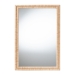bali & pari Canan Grasscloth Wall Mirror - Handwoven Rectangle Frame Accent Mirror for Bedroom, Entryway, or Living Room - BSOCanan-Light Brown-Rectangular Woven-Mirror