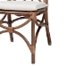 bali & pari Brama Natural Rattan Dining Chair with Decorative Backrest and Cushioned Seat, Boho Coastal Style Seating for Dining Room or Kitchen - BSOBrama-Light Brown Rattan-Cushion-DC