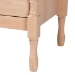 Baxton Studio Laurent Bamboo-Style 4-Piece Bedroom Set - Spindle Platform Bed with Matching Dresser, Chest, and Nightstand, Cottage Farmhouse Style, Queen - BSOCandis-Beech-Queen 4PC Bedroom Set
