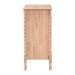 Baxton Studio Laurent Chest - 4-Drawer Bedroom Organizer with Bamboo-Style Turned Legs, Cottage Farmhouse Storage Cabinet for Clothing or Linens - BSOMG9017-Beech-4DW-Chest