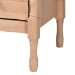 Baxton Studio Laurent Chest - 4-Drawer Bedroom Organizer with Bamboo-Style Turned Legs, Cottage Farmhouse Storage Cabinet for Clothing or Linens - BSOMG9017-Beech-4DW-Chest