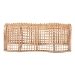 bali & pari Daiki Natural Rattan Bench with Curved Frame - Lightweight Decorative Accent Seating for Entryway, Bedroom, or Living Room - BSODaiki-Rattan Pitrit Decor-Bench