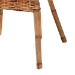 bali & pari Tara 2-Piece Natural Rattan Dining Chair - Handwoven Wicker Armchair with Curved Backrest, Boho Coastal Seating - BSOTara-Brown Rattan/Natural-DC