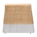 bali & pari Palm Scallop Natural Rattan Console Table - Handwoven Wicker Accent Table, Coastal & Boho Decor, Rectangle 36", Two-Tone White/Natural - BSOPalm-Small-Natural/White Rattan-Console Table