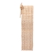 bali & pari Creusa Natural Rattan Wall Shelf - 3-Tier Decorative Storage Rack with Arched Frame and Woven Bow Accent, Boho Coastal Display Shelf - BSOWS159-Natural Rattan-Wall Shelf