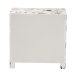 Baxton Studio Connery Floral  End Table - 3-Drawer Decorative Accent Storage Cabinet - BSOJY25A010-Floral Printed Canvas-Wooden-ET