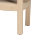 bali & pari Mason Natural Grasscloth Console Table - Two-Tier Entryway Table with Scalloped Apron, Modern Coastal Accent Table for Living Room or Hallway - BSOMason-Faux Raffia-Console Table