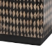 bali & pari Paulo Decorative End Table with Bamboo Diamond Pattern - Modern Accent Side Table for Living Room or Bedroom, Square - BSOF2502-FT24-Capiz-ET