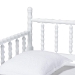 Baxton Studio Laurent Daybed - Spindle Platform Bed Frame with Bamboo-Style Turned Posts, Classic Cottage Farmhouse Furniture, Twin, White - BSOMG0258-1-White-Daybed-Twin