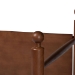 Baxton Studio Gianetta Wooden Daybed with Spindle Posts - Classic Cottage-Style Bed Frame with Guardrail Back, Solid Wood Day Bed for Guest Room or Kids Bedroom, Twin - BSOMG0257-1-Walnut-Twin Daybed