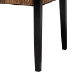 bali & pari Raniya 2-Piece Handwoven Seagrass Armchairs - Solid Mango Wood Frame Dining Chair with Woven Seat and Backrest, Rustic Boho Style Kitchen or Dining Room Seating, Black - BSOCabra-Blk Wood/Nat Seagrass-Cushion-AC-KD Box