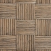 bali & pari Fatima Natural Rattan Dining Chair with Cushion - Handwoven Wicker Side Chair with Basketweave Back and Seat, Coastal Boho Seating for Dining Room or Kitchen - BSOFlat Oval-Grey/Mahogany-Cushion-DC