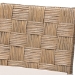 bali & pari Fatima Natural Rattan Counter Stool with Cushion - Handwoven Wicker Stool with Basketweave Back and Seat, Coastal Boho Seating for Kitchen or Dining Area - BSOFlat Oval-Grey/Mahogany-Cushion-CS