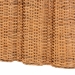 bali & pari Andrea Natural Rattan End Table - Handwoven Wicker Accent Table with Pleated Skirt, Boho Coastal Side Table - BSOAndrea-Light Honey Rattan-ET