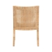 bali & pari Alexis Natural Rattan Dining Chair - Handcrafted Wingback Accent Chair with Woven Back and Removable Seat Cushion, Coastal Boho Seating for Kitchen or Dining Room - BSOAlexis-Light Honey Rattan-Cushion-DC