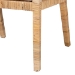 bali & pari Alexis Natural Rattan Dining Chair - Handcrafted Wingback Accent Chair with Woven Back and Removable Seat Cushion, Coastal Boho Seating for Kitchen or Dining Room - BSOAlexis-Light Honey Rattan-Cushion-DC