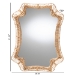 bali & pari Yusra Natural Rattan Wall Mirror - Handwoven Wicker Frame with Freeform Silhouette, Coastal Boho Wall Decor for Entryway Bedroom or Living Room - BSOWS172-Natural Rattan-Mirror