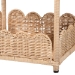 bali & pari Brooks Natural Rattan 3-Tier Storage Shelf - Handwoven Wicker Display Stand with Scalloped Borders, Coastal Boho Accent Furniture - BSOWS176-Natural Rattan-Shelf