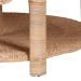 bali & pari Latoya Natural Rattan Coffee Table - Handwoven Round Wicker Table with Scalloped Apron and Lower Shelf, Coastal Boho Living Room Accent Furniture - BSOWS182-Natural Rattan-Coffee Table