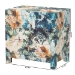 Baxton Studio Adeline End Table with Printed Nature Motif - 3-Drawer Storage Cabinet with Gold Knobs - BSOJY25A011-Birds in Tree Printed Canvas-Wooden-ET