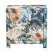 Baxton Studio Adeline End Table with Printed Nature Motif - 3-Drawer Storage Cabinet with Gold Knobs - BSOJY25A011-Birds in Tree Printed Canvas-Wooden-ET