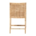 bali & pari Alexis Natural Rattan Counter Stool - Handcrafted Wingback Counter Chair with Woven Back and Removable Seat Cushion, Coastal Boho Style Seating for Kitchen Island or Dining Area - BSOAlexis-Light Honey Rattan-Cushion-CS