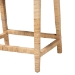 bali & pari Alexis Natural Rattan Counter Stool - Handcrafted Wingback Counter Chair with Woven Back and Removable Seat Cushion, Coastal Boho Style Seating for Kitchen Island or Dining Area - BSOAlexis-Light Honey Rattan-Cushion-CS