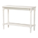 Baxton Studio Bayard Console Table with Bobbin Legs - Spindle Leg Accent Table with Shelf, Cottage Farmhouse Entryway or Living Room Furniture