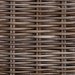 bali & pari Amanda Natural Rattan Armchair - Handwoven Wicker Barrel Chair with Removable Cushion, Coastal Boho Style Accent Seating - BSOLCF-0001-Amanda-Kubu Grey Rattan Cushion-CC