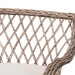 bali & pari Debra Natural Rattan Armchair - Handwoven Open-Weave Wicker Armchair with Curved Silhouette & Removable Cushion, Coastal Boho Style Seating - BSOLCF-0002-Debra-Kubu Grey Rattan Cushion-CC