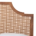 Baxton Studio Rodolfo Platform Bed - Mid-Century Modern Bed with Woven Rattan Headboard, Queen - BSOMG9774/9704-Queen