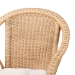 bali & pari Liam 5-Piece Natural Rattan Dining Set - Handwoven Wicker Dining Furniture with Cushioned Seats, Boho Coastal Kitchen or Dining Room Set - BSOLiam-Light Honey Rattan-5PC Dining Set