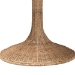 bali & pari Natala Rattan Dining Table - Handwoven Wicker Tulip Table, Pedestal Frame Centerpiece for Dining Room or Kitchen - BSODC1105 Nat-Light Honey Rattan-Dining Table