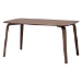 Baxton Studio Billie Wood 5-Piece Dining Set - Bentwood Frame Table with Matching Chairs, Mid-Century Style Set for Dining Room or Kitchen - BSOBillie-Walnut-5PC Dining Set