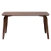 Baxton Studio Billie Wood Dining Table - Bentwood Leg Table with Rectangular Top, Mid-Century Style Centerpiece Seats 4-6 in Kitchen or Dining Room - BSOBillie-Walnut-Rectangle-DT