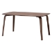 Baxton Studio Fremont Wood 5-Piece Dining Set - Mid-Century Modern Table with Matching Chairs for Dining Room or Kitchen - BSOEverwood/Fiesta-Taupe/Walnut-5PC Dining Set