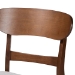 Baxton Studio Fremont Wood 5-Piece Dining Set - Mid-Century Modern Table with Matching Chairs for Dining Room or Kitchen - BSOEverwood/Fiesta-Taupe/Walnut-5PC Dining Set