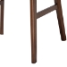 Baxton Studio Fremont Wood 5-Piece Dining Set - Mid-Century Modern Table with Matching Chairs for Dining Room or Kitchen - BSOEverwood/Fiesta-Taupe/Walnut-5PC Dining Set