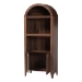Baxton Studio Hayes Wood Cabinet with Arch Top - Mid-Century Modern Display Piece with Soft-Close Doors for Living Room or Hallway - BSOSE DC270020WI-Columbia-Cabinet