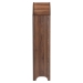Baxton Studio Hayes Wood Cabinet with Arch Top - Mid-Century Modern Display Piece with Soft-Close Doors for Living Room or Hallway - BSOSE DC270020WI-Columbia-Cabinet